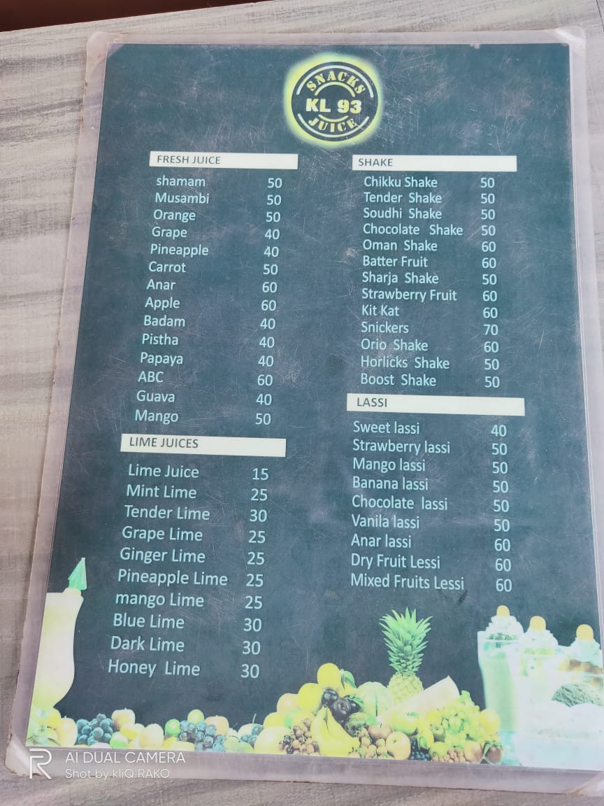 KL93 JUICE PARLOUR